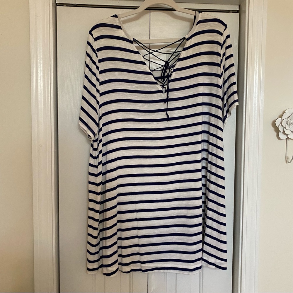 Striped Swing Tee - Picture 2 of 4
